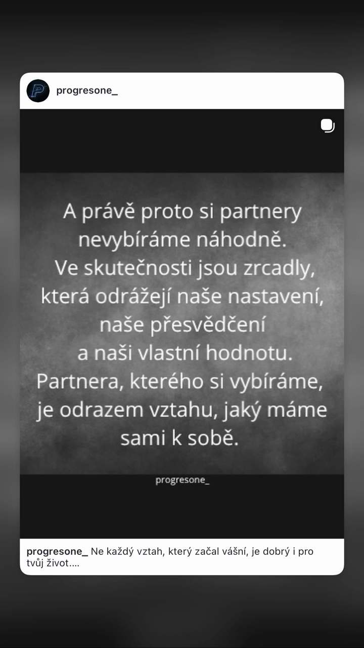 Martina Schindlerová príbeh z Instagramu